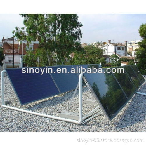 Flat Plate Solar Water Heating System for Villa with 200L